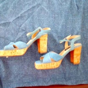 Blue Jean cork sandals